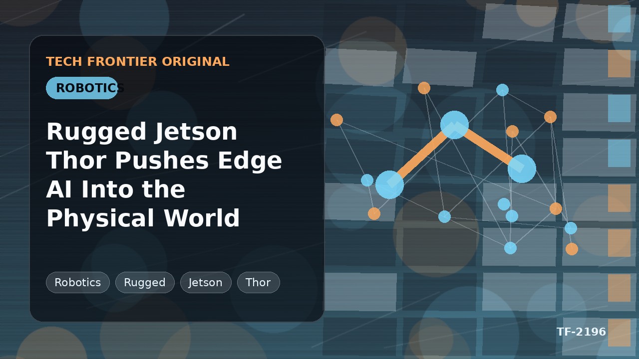 Rugged Jetson Thor Pushes Edge AI Into the Physical World