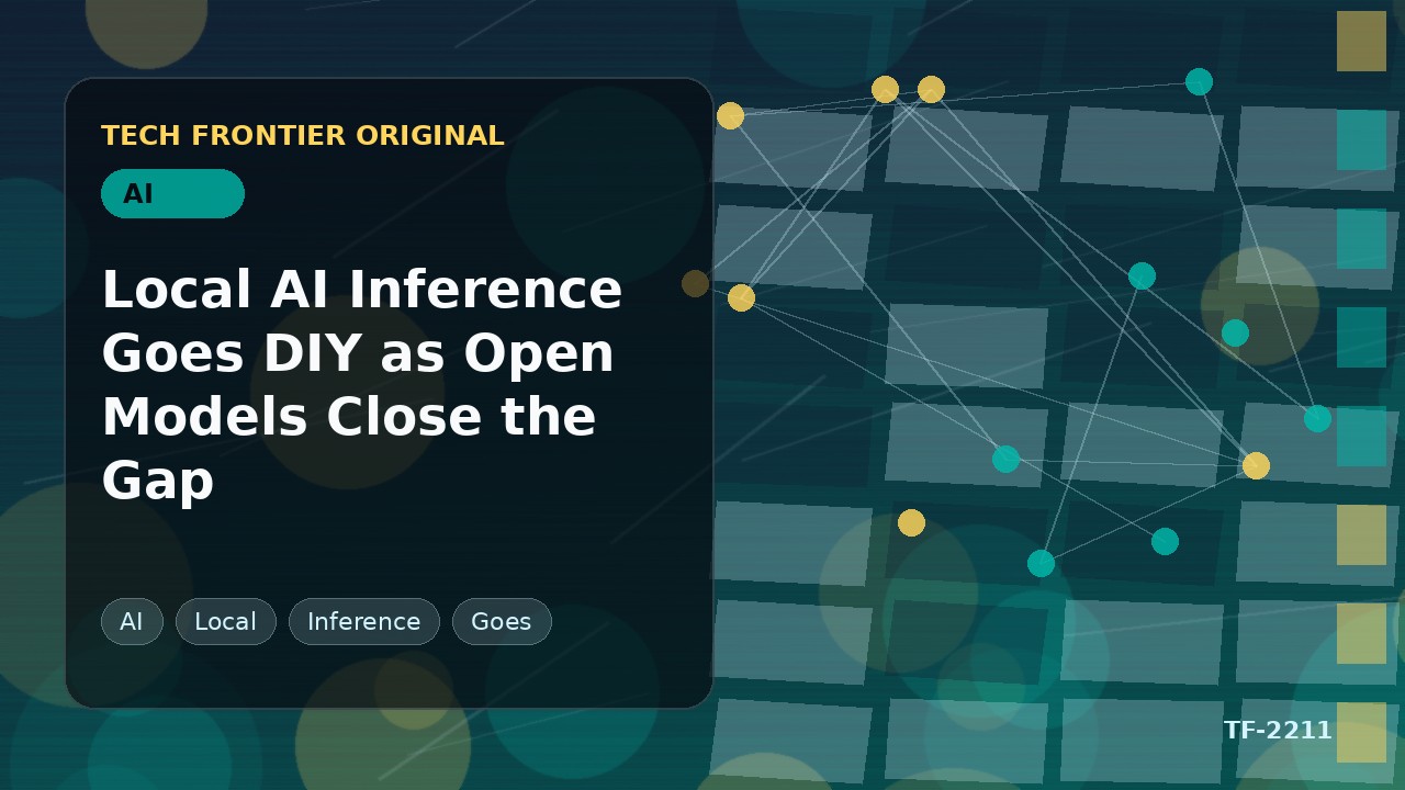 Local AI Inference Goes DIY as Open Models Close the Gap