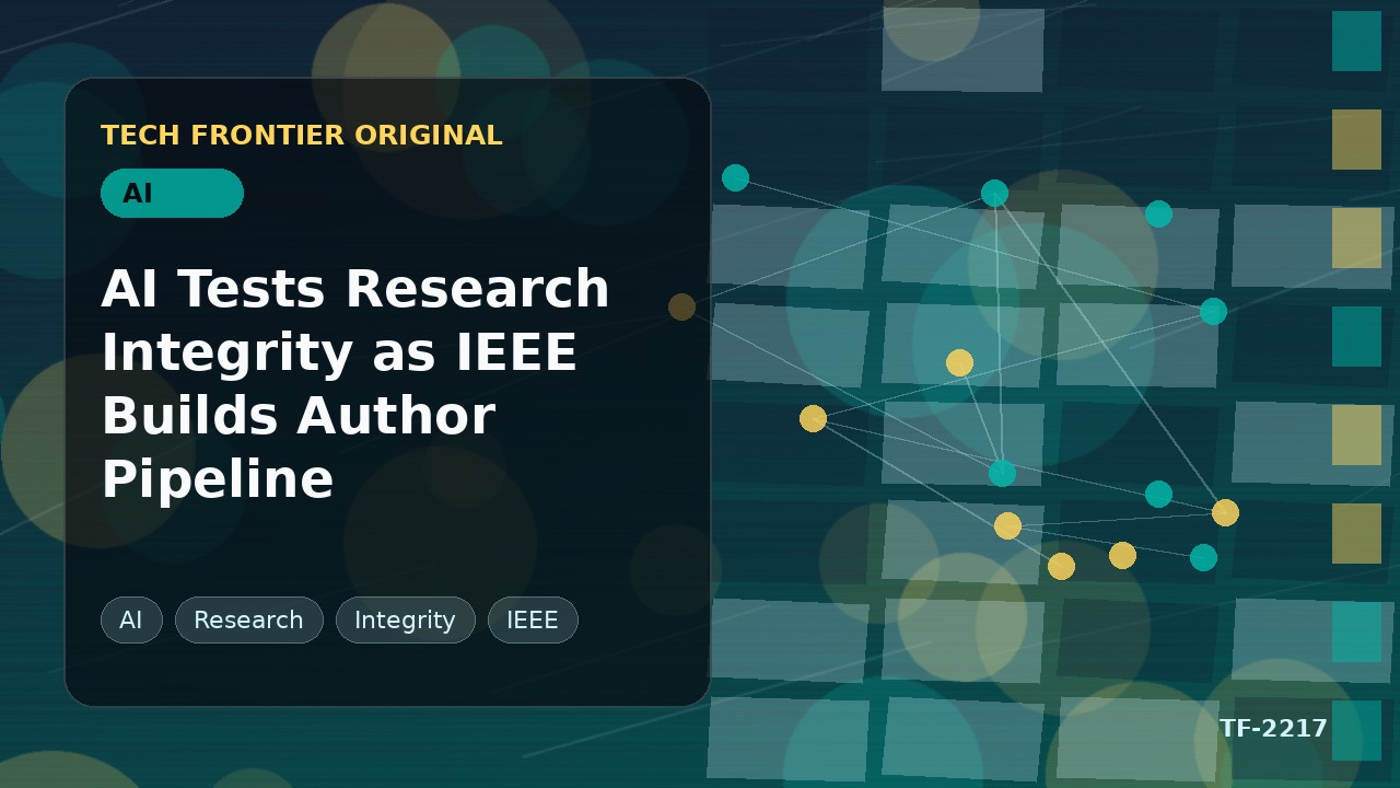 AI Tests Research Integrity as IEEE Builds Author Pipeline