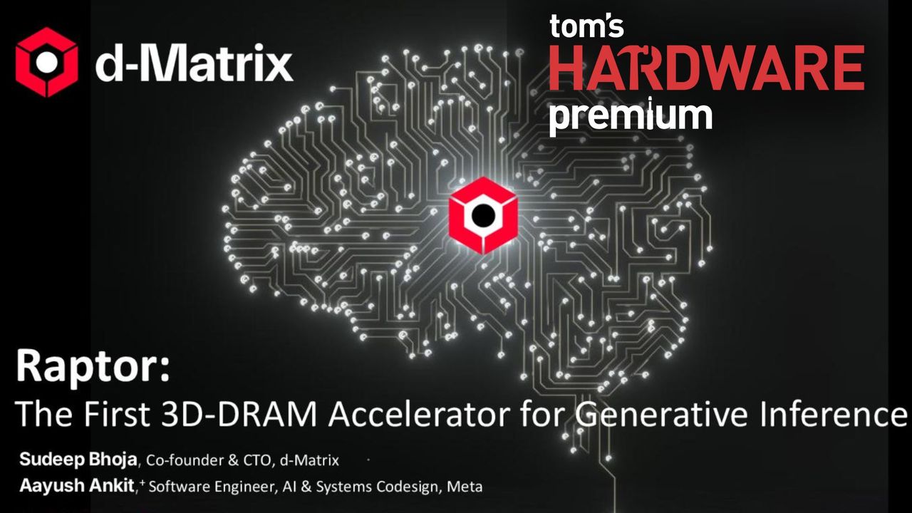 d-Matrix Bets on 3D DRAM to Break AI's Inference Memory Wall