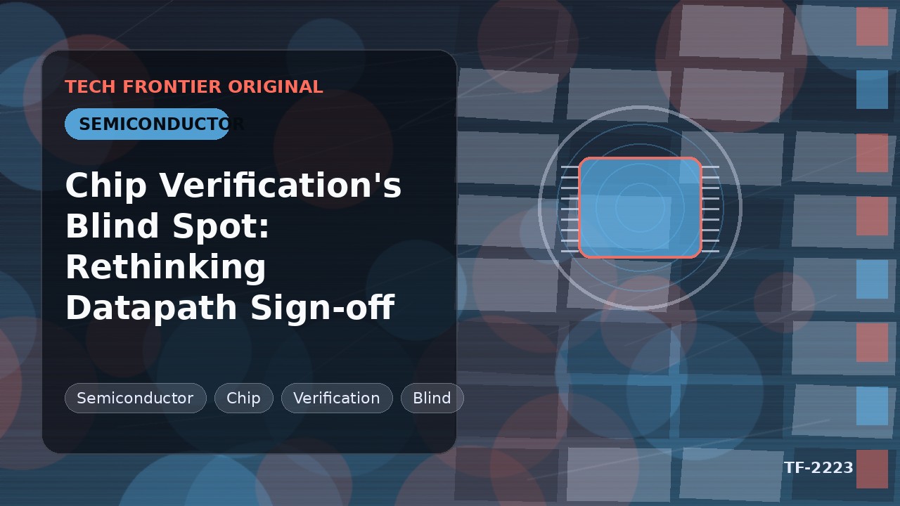 Chip Verification's Blind Spot: Rethinking Datapath Sign-off