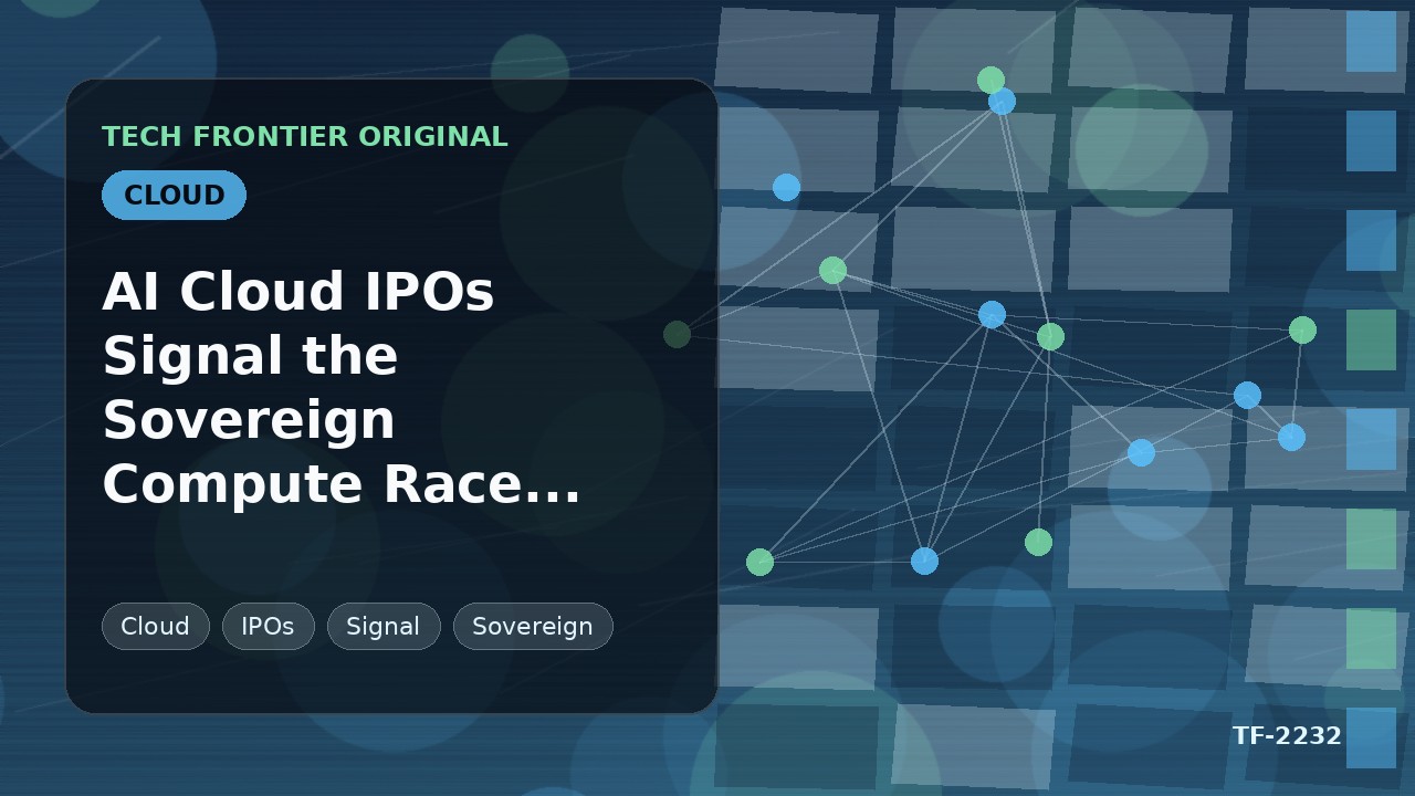 AI Cloud IPOs Signal the Sovereign Compute Race Reaches Japan
