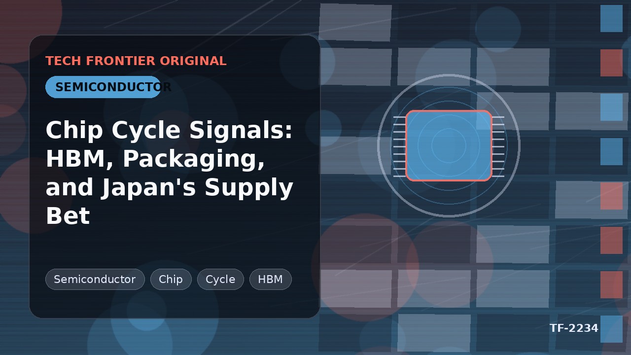 Chip Cycle Signals: HBM, Packaging, and Japan's Supply Bet