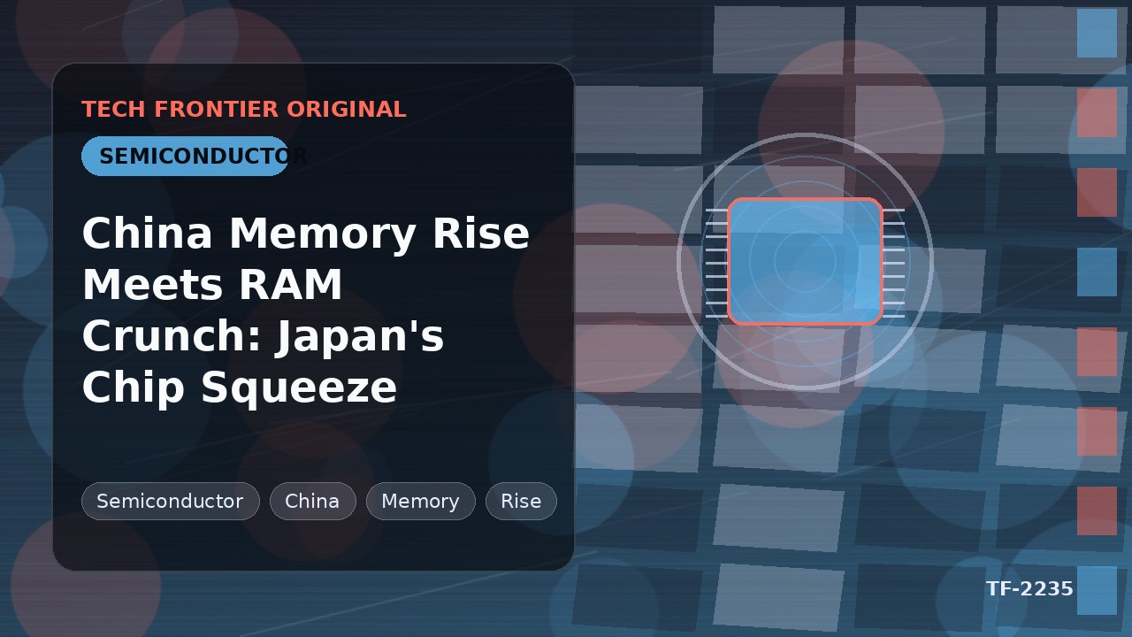 China Memory Rise Meets RAM Crunch: Japan's Chip Squeeze