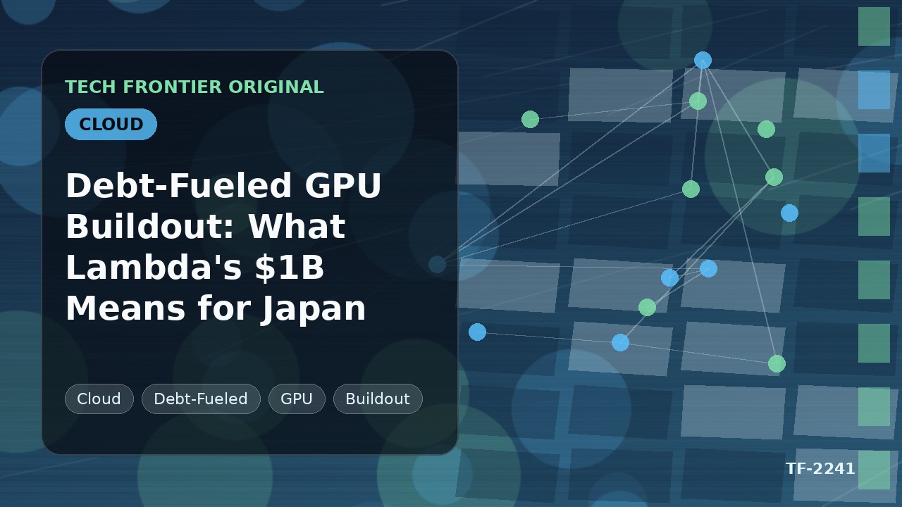 Debt-Fueled GPU Buildout: What Lambda's $1B Means for Japan