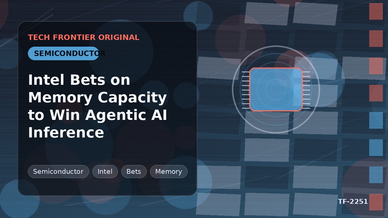 Intel Bets on Memory Capacity to Win Agentic AI Inference