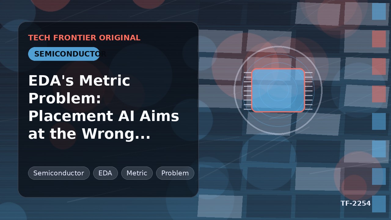 EDA's Metric Problem: Placement AI Aims at the Wrong Signal