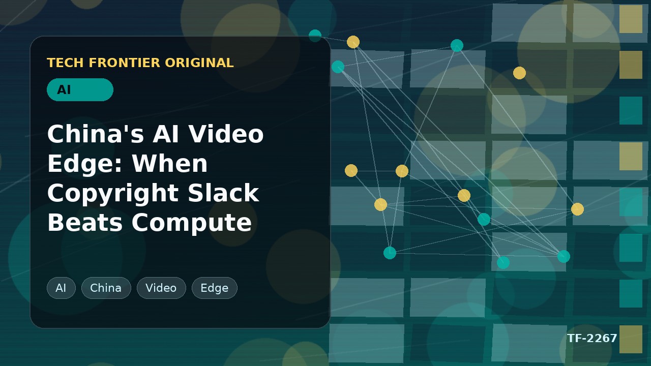 China's AI Video Edge: When Copyright Slack Beats Compute