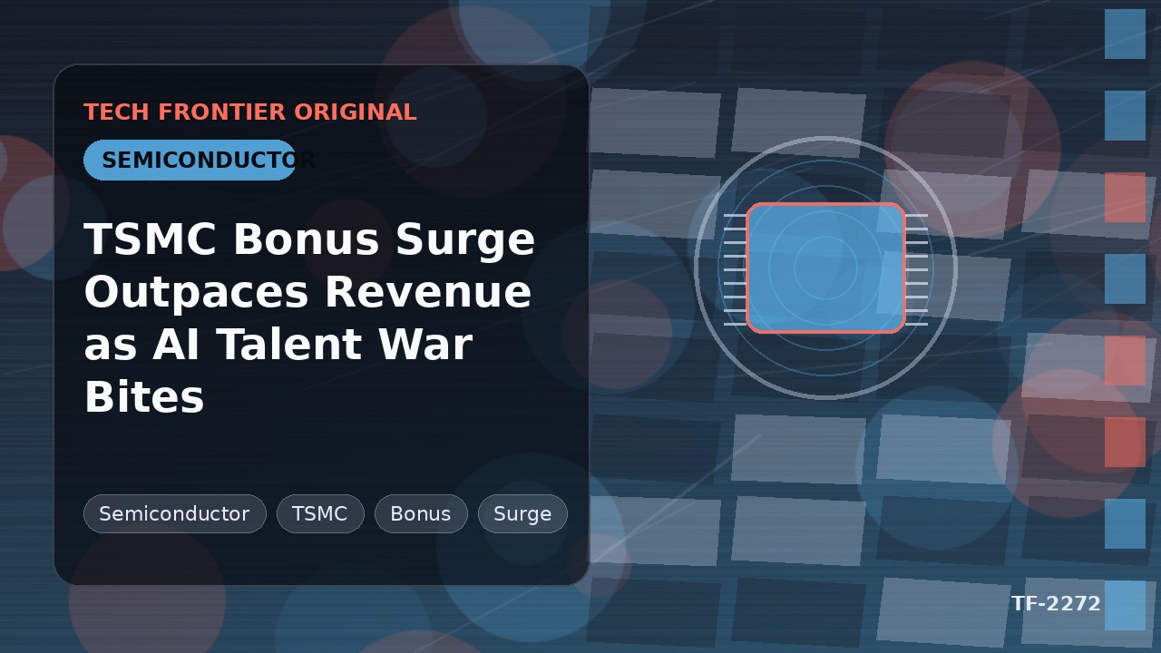 TSMC Bonus Surge Outpaces Revenue as AI Talent War Bites