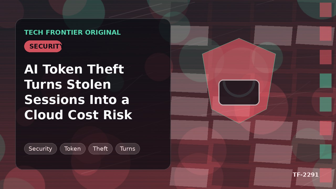 AI Token Theft Turns Stolen Sessions Into a Cloud Cost Risk
