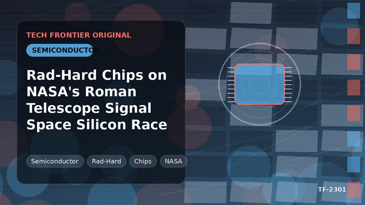 Rad-Hard Chips on NASA's Roman Telescope Signal Space Silicon Race