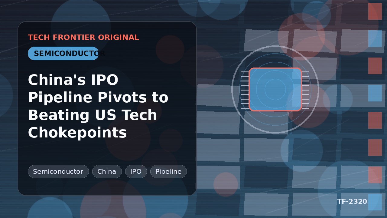 China's IPO Pipeline Pivots to Beating US Tech Chokepoints