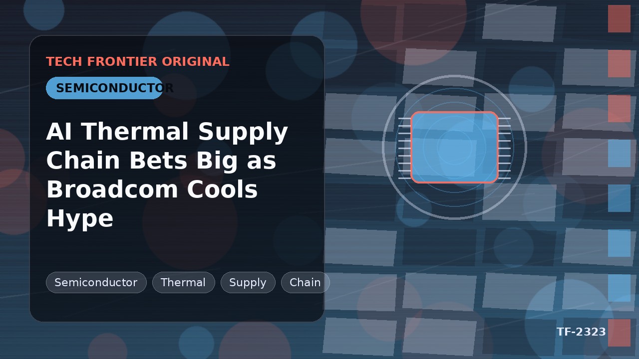 AI Thermal Supply Chain Bets Big as Broadcom Cools Hype