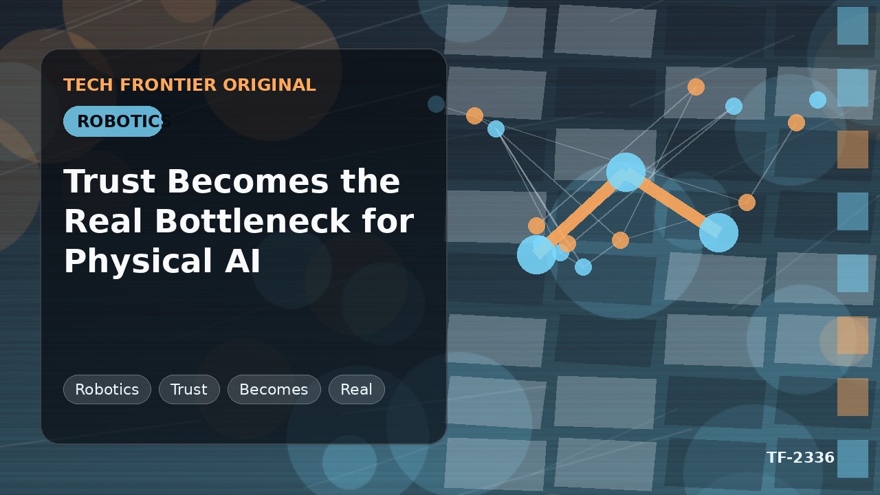Trust Becomes the Real Bottleneck for Physical AI
