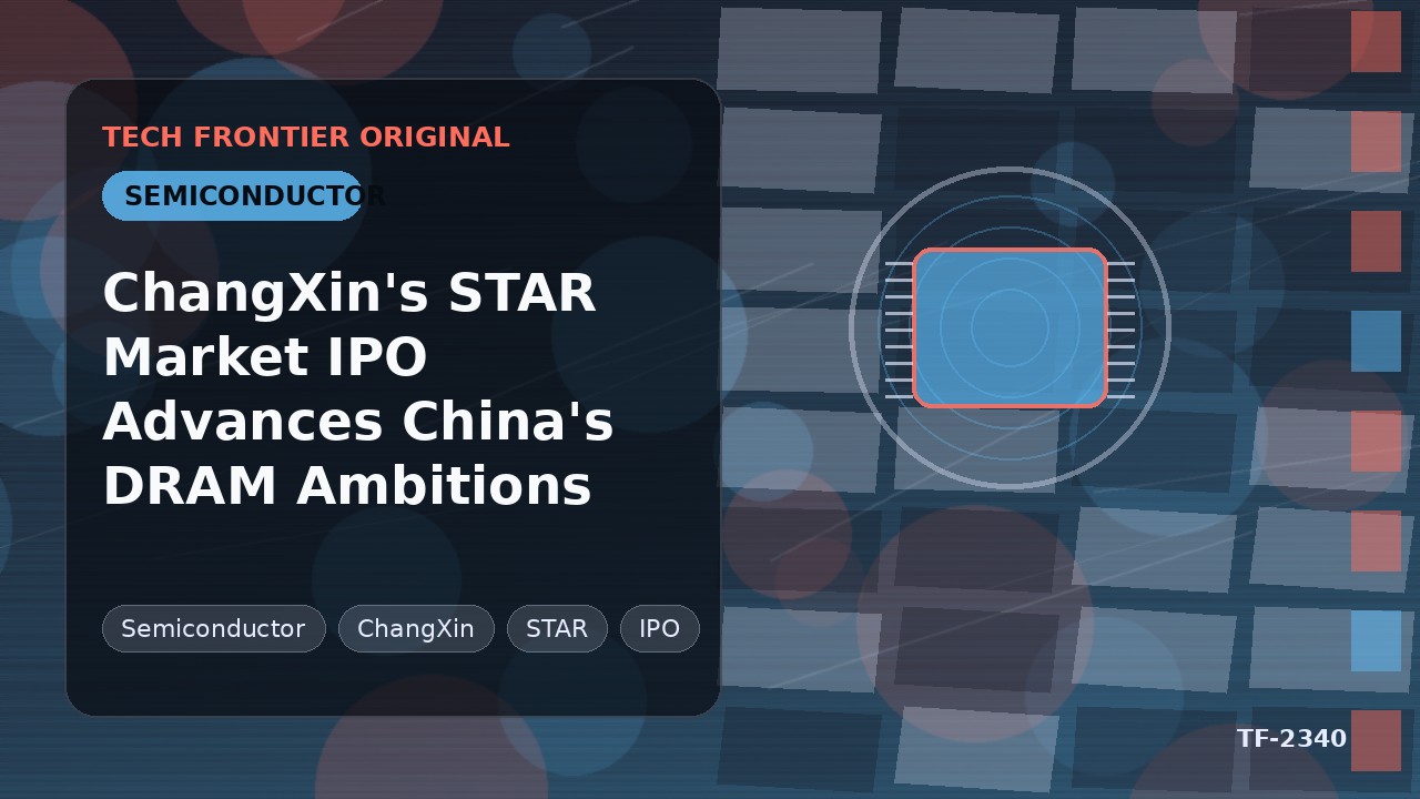 ChangXin's STAR Market IPO Advances China's DRAM Ambitions