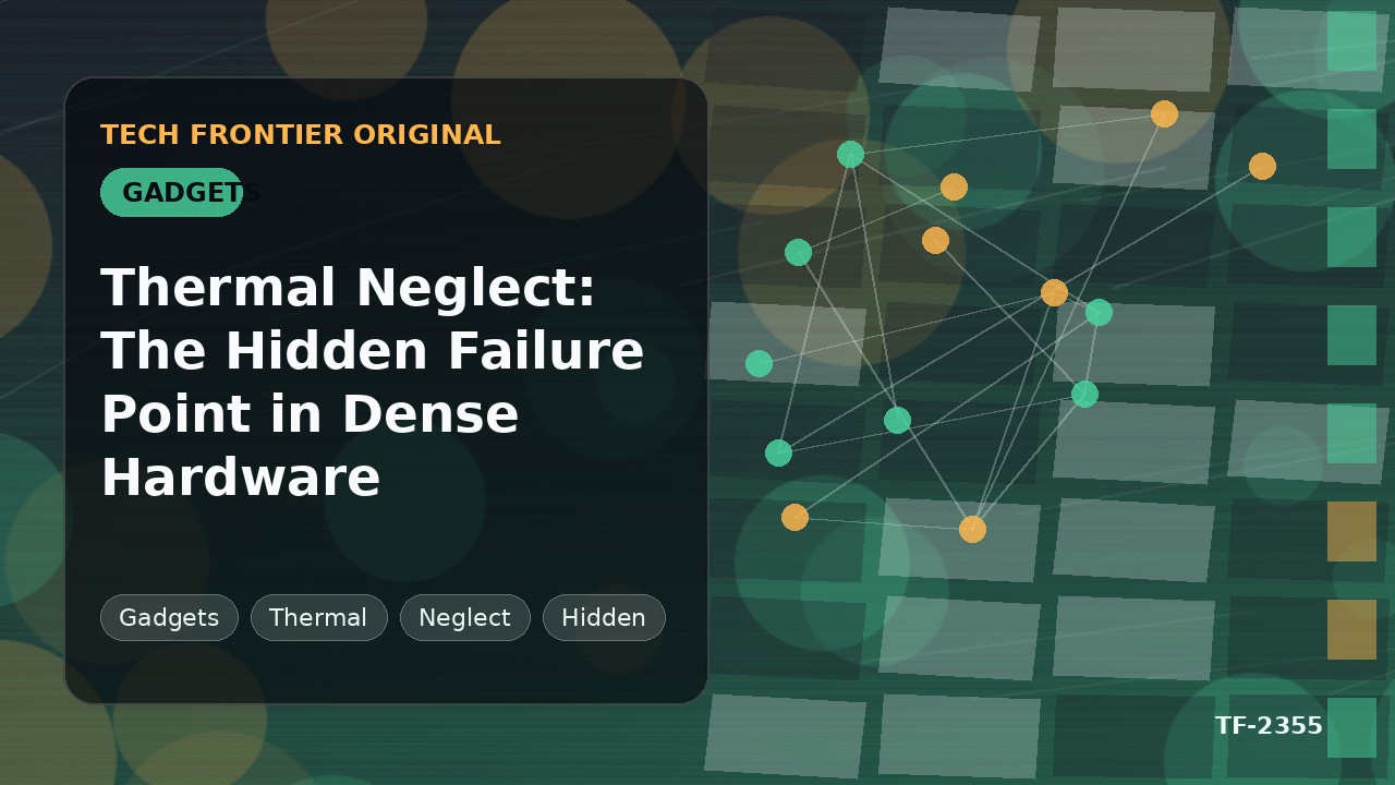 Thermal Neglect: The Hidden Failure Point in Dense Hardware