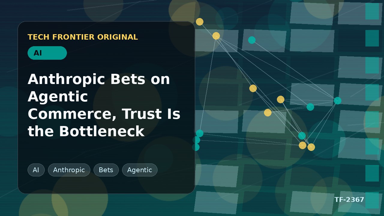 Anthropic Bets on Agentic Commerce, Trust Is the Bottleneck