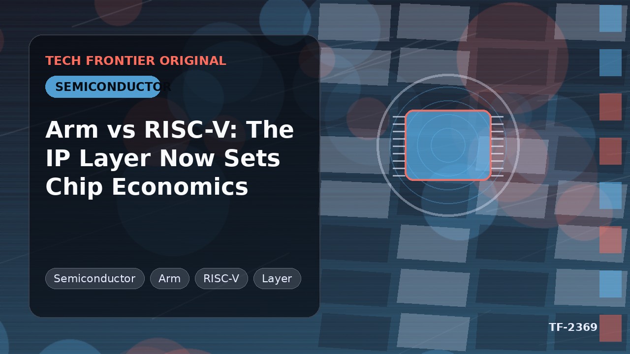 Arm vs RISC-V: The IP Layer Now Sets Chip Economics