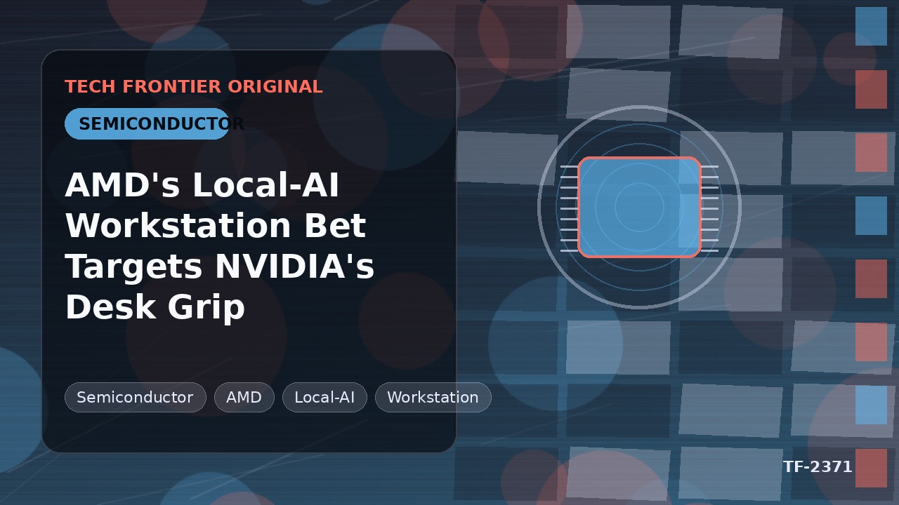 AMD's Local-AI Workstation Bet Targets NVIDIA's Desk Grip