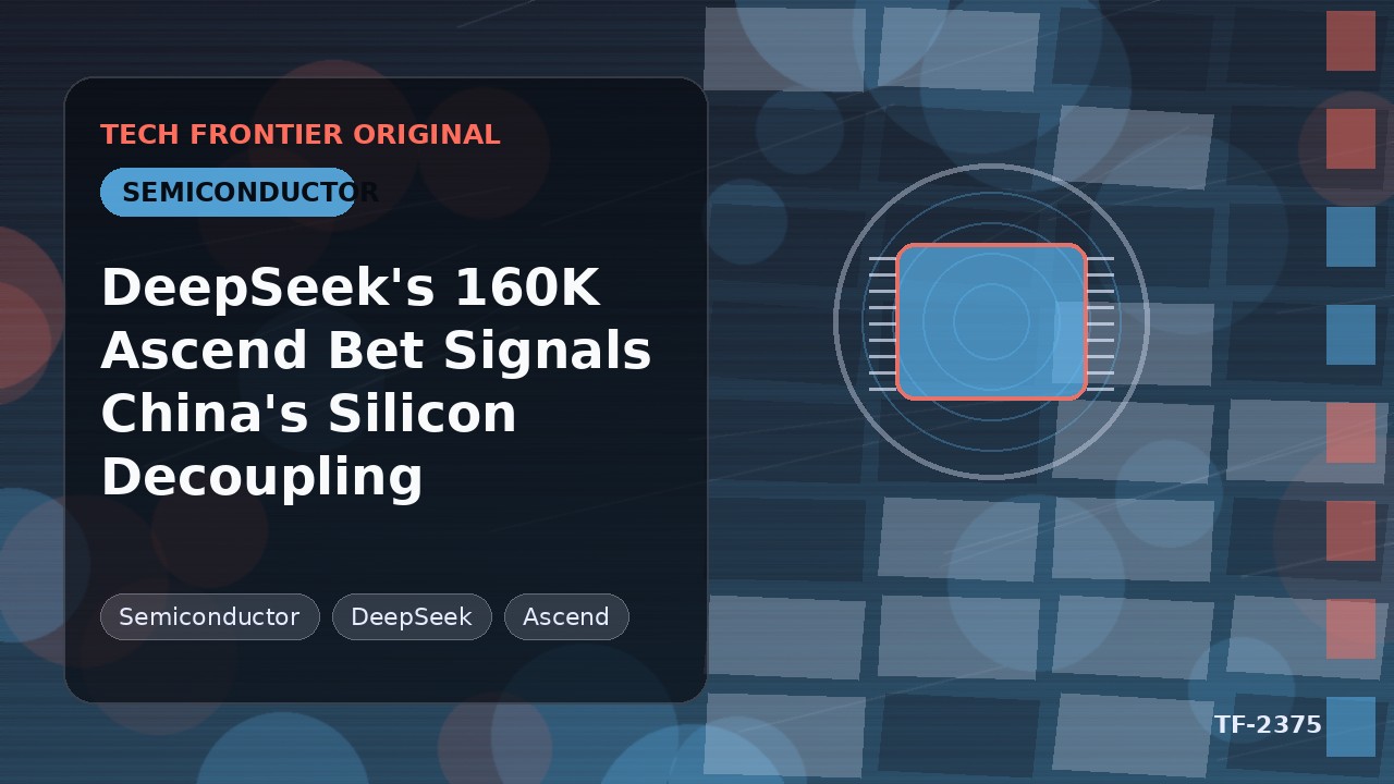 DeepSeek's 160K Ascend Bet Signals China's Silicon Decoupling