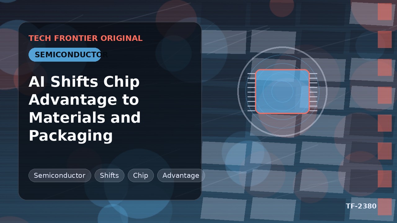 AI Shifts Chip Advantage to Materials and Packaging
