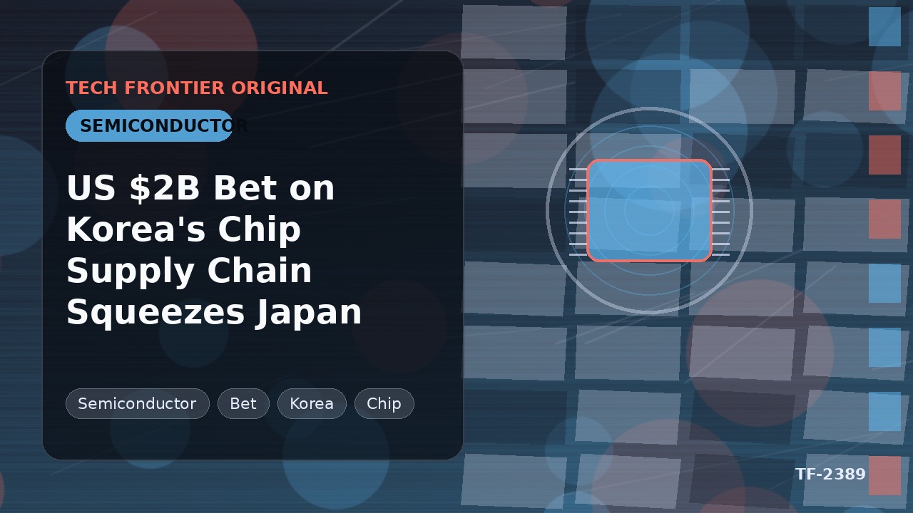 US $2B Bet on Korea's Chip Supply Chain Squeezes Japan