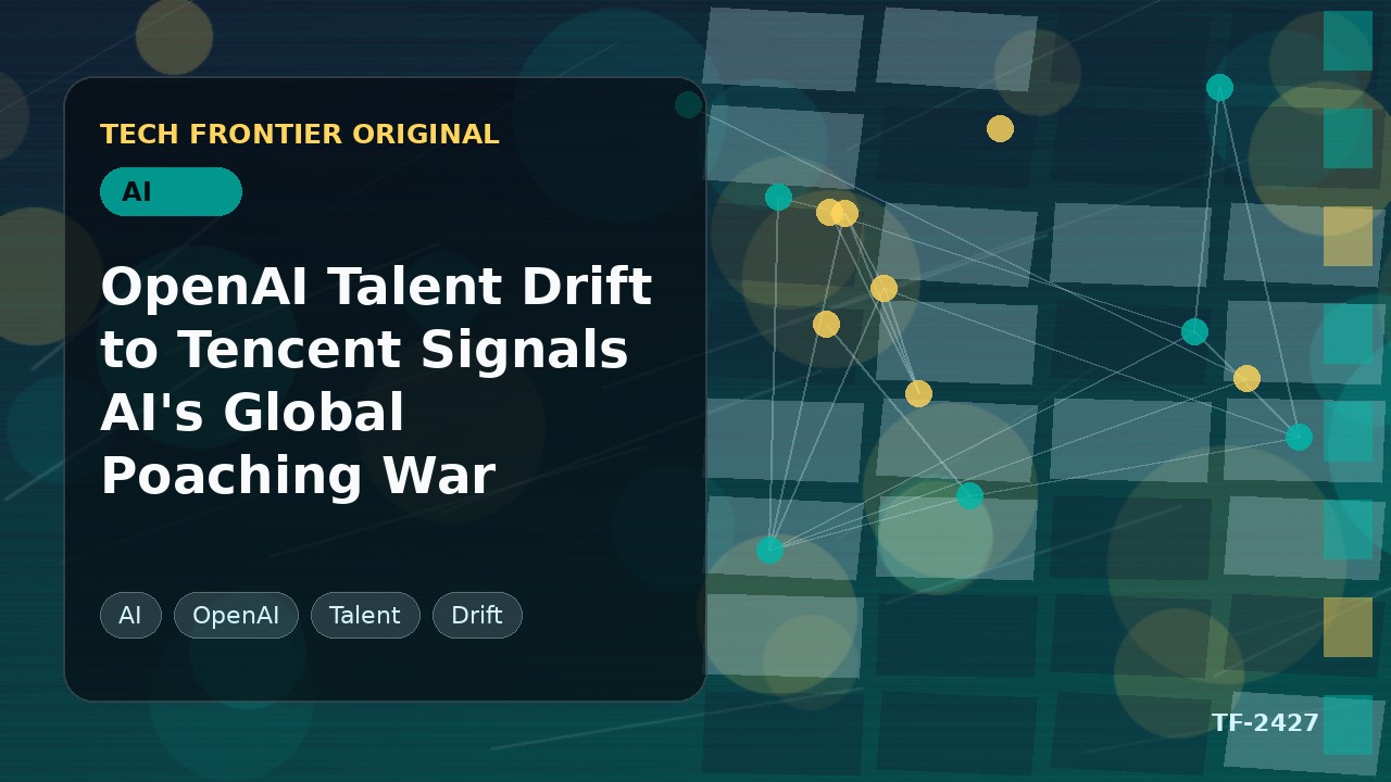 OpenAI Talent Drift to Tencent Signals AI's Global Poaching War
