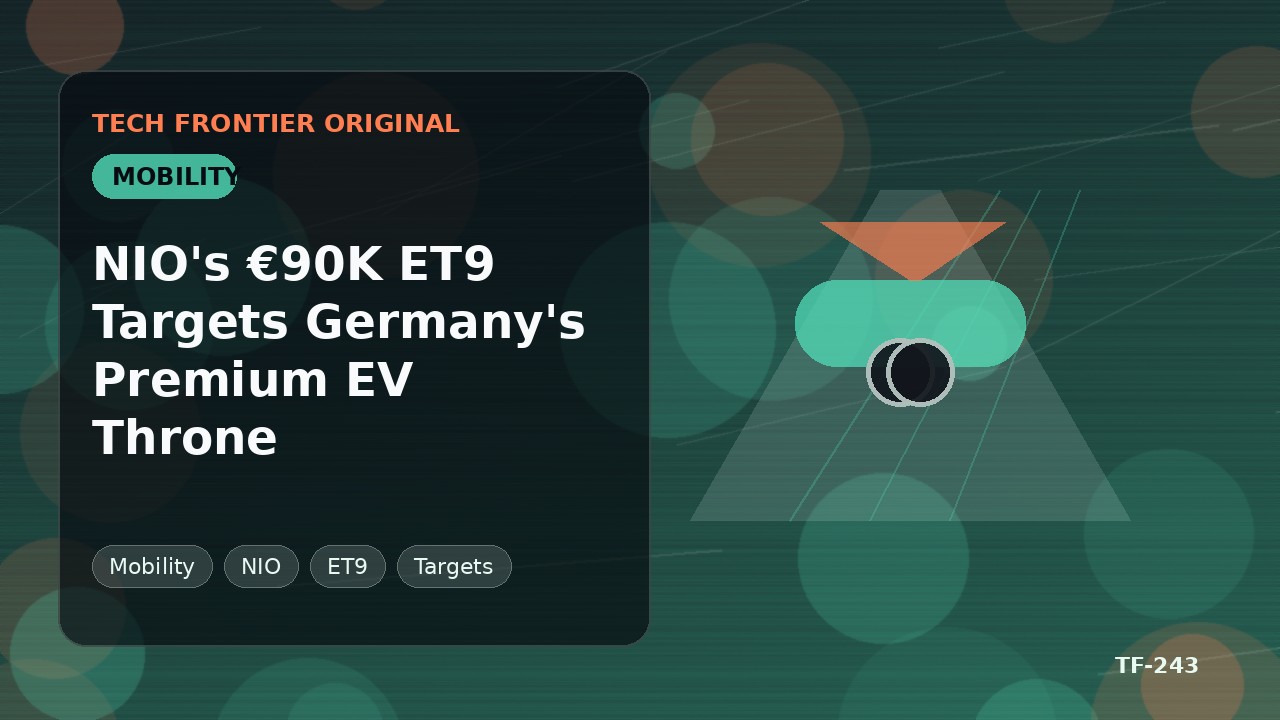 NIOの9万ユーロET9がドイツのプレミアムEV王座を狙う