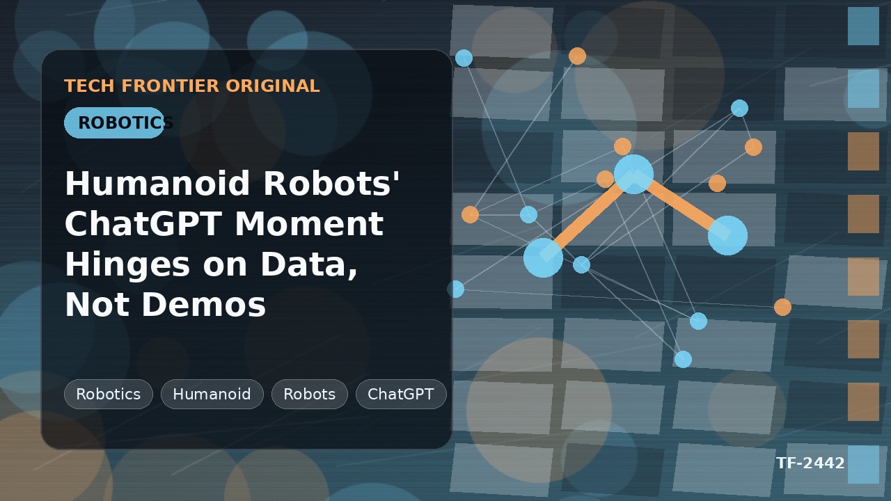 Humanoid Robots' ChatGPT Moment Hinges on Data, Not Demos