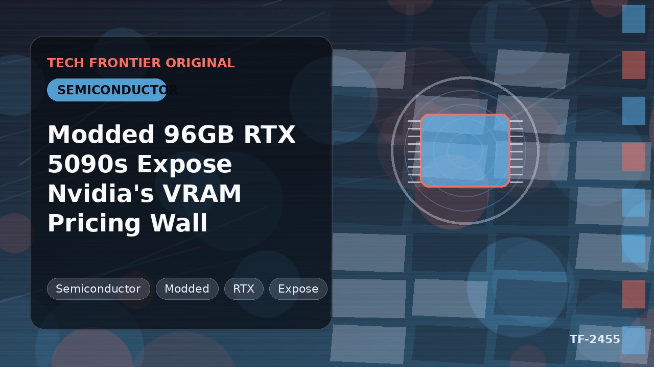 Modded 96GB RTX 5090s Expose Nvidia's VRAM Pricing Wall