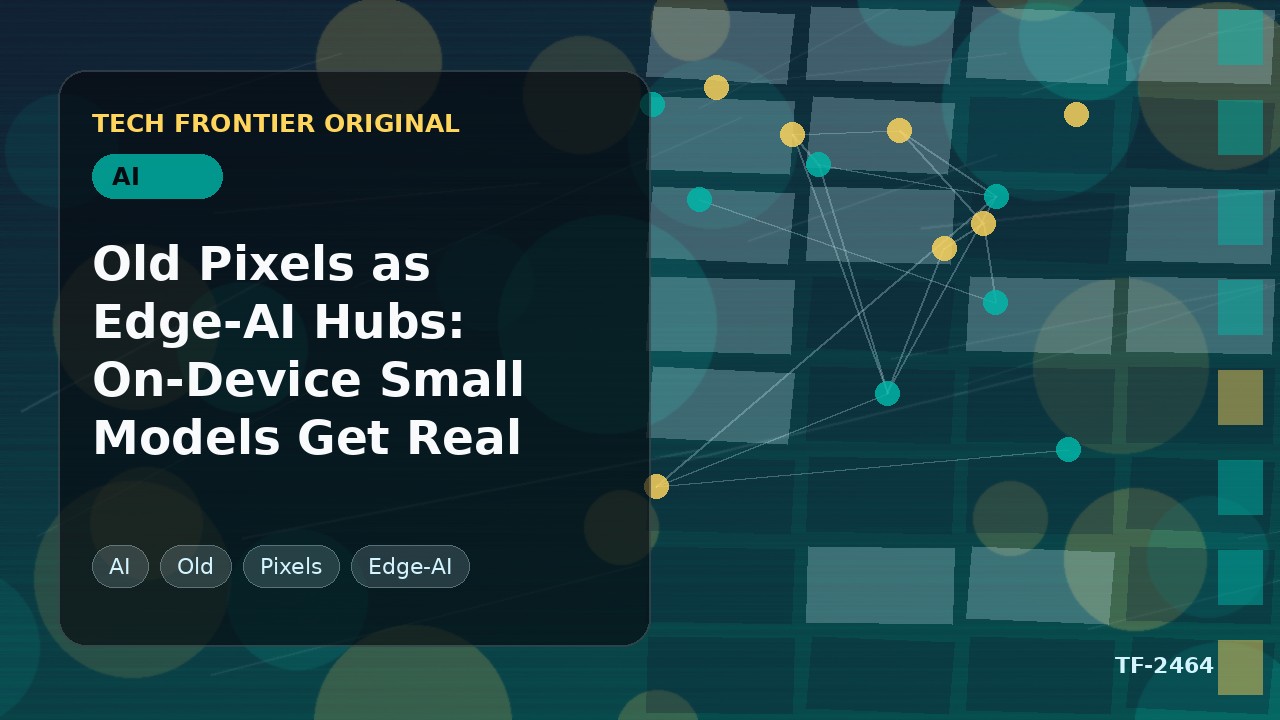 Old Pixels as Edge-AI Hubs: On-Device Small Models Get Real