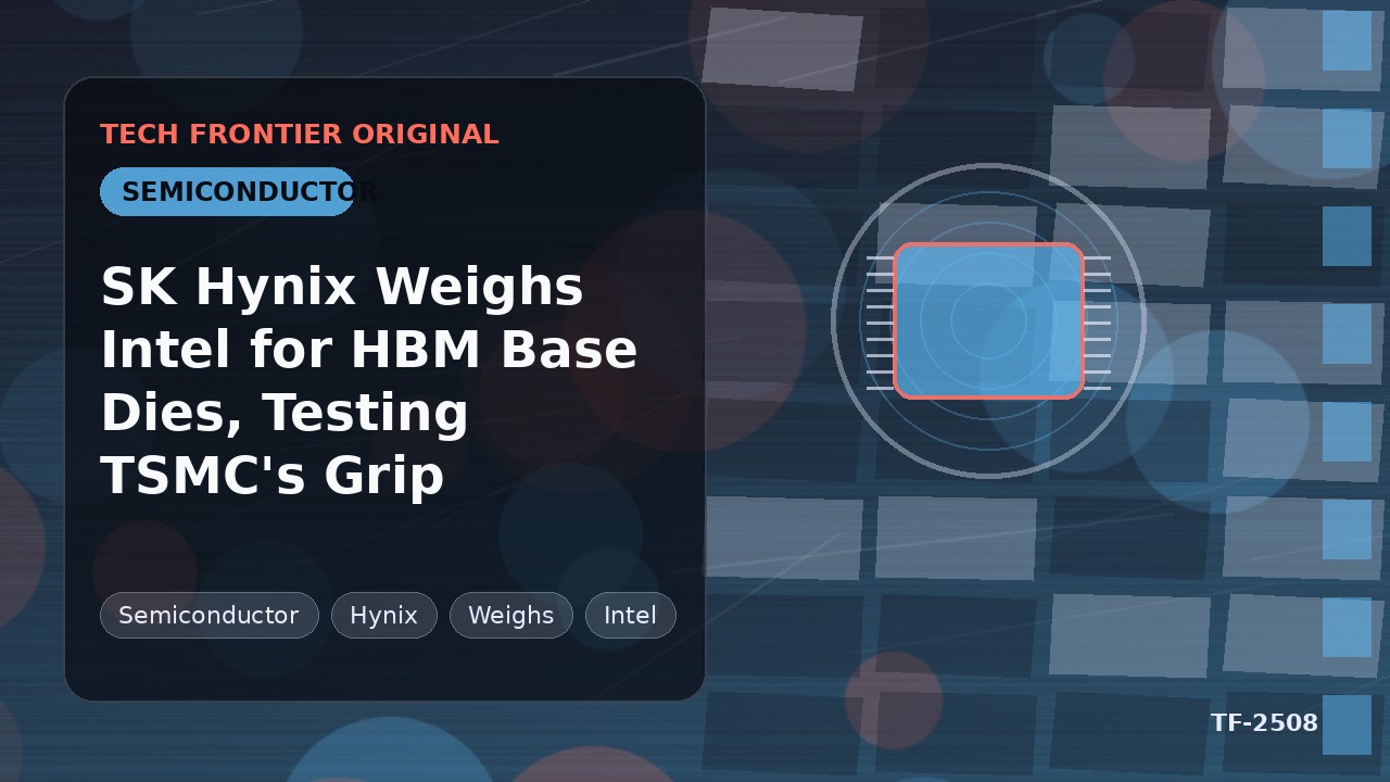 SK Hynix、HBM基底ダイの調達先としてIntelを検討、TSMCの支配に楔