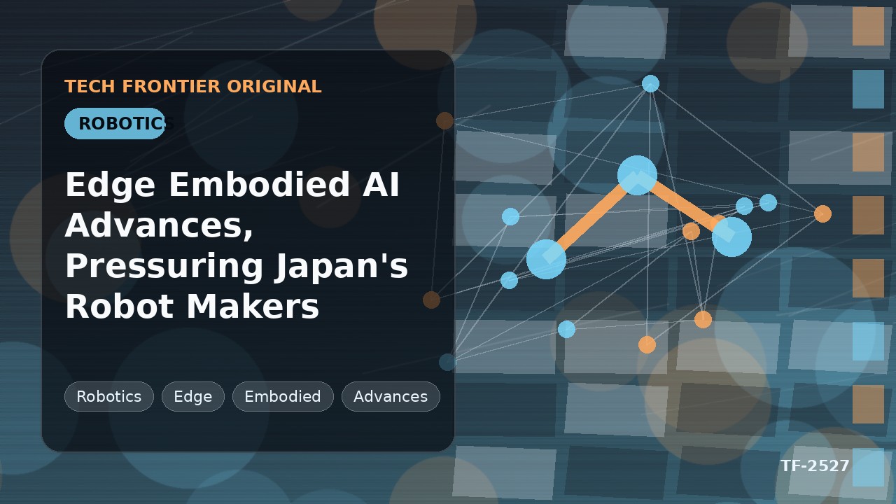 エッジ具現化AIの台頭、日本のロボットメーカーに圧力