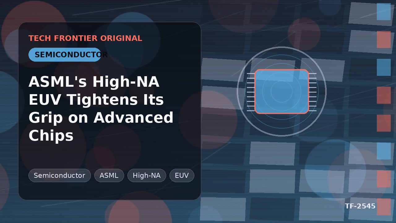 ASMLのHigh-NA EUVが先端チップへの支配を強化