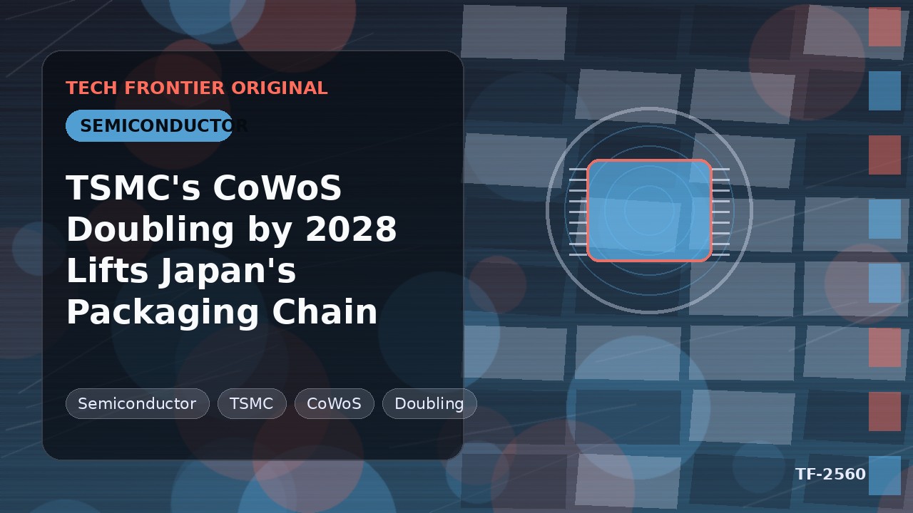 TSMCのCoWoS能力、2028年までに倍増へ——日本のパッケージング・サプライチェーンに追い風