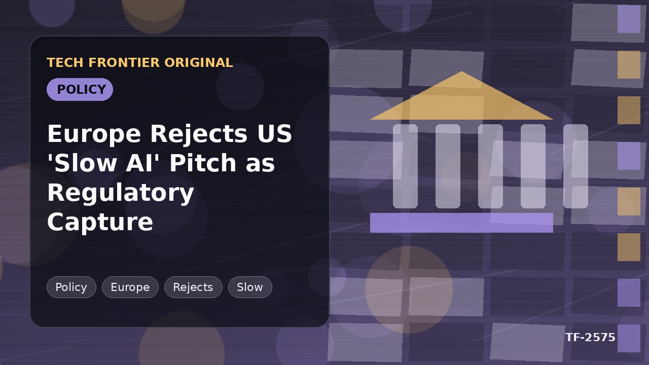 欧州、米国の「AI減速」提案を既得権益保護として拒否