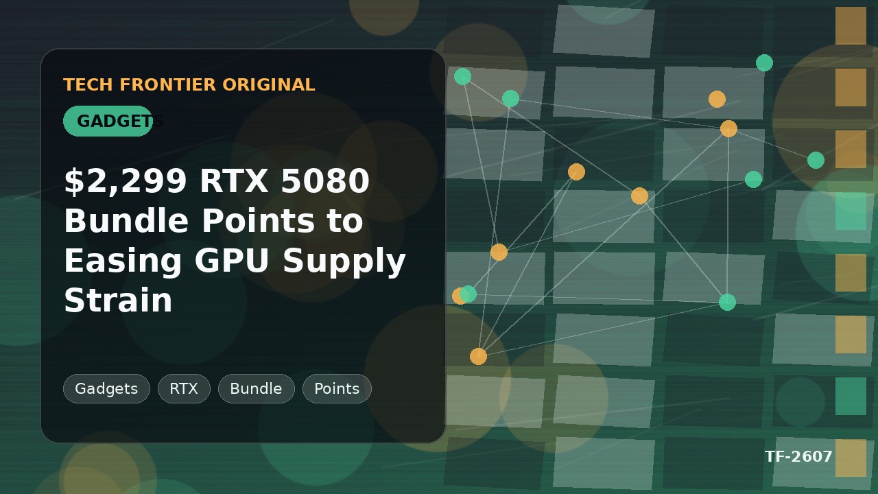 2,299ドルのRTX 5080バンドルが示すGPU供給制約の緩和