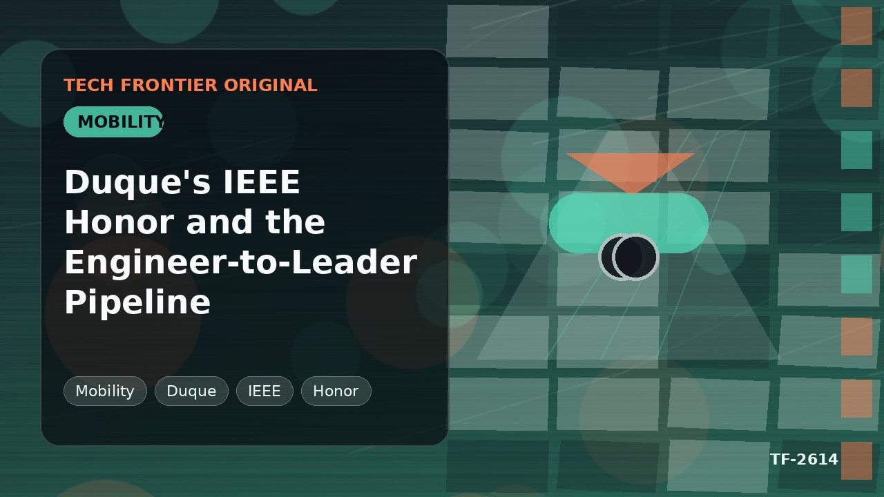 デュケのIEEE名誉会員就任と「エンジニアからリーダーへ」のパイプライン