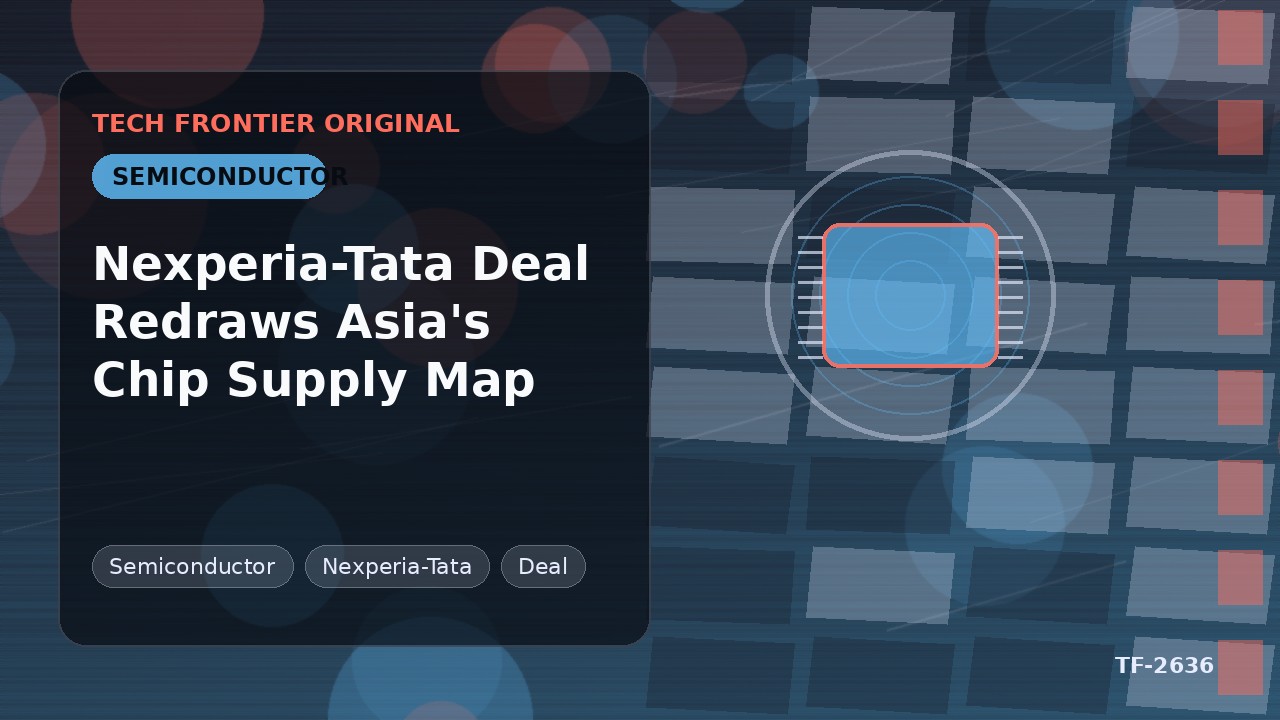 NexperiaとTataの提携がアジアの半導体サプライチェーンを塗り替える