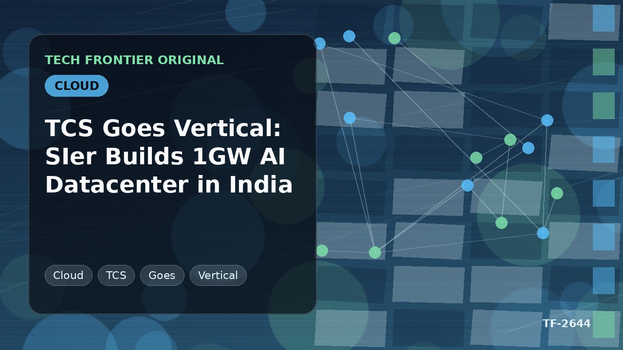 TCS、垂直統合へ:SIerがインドに1GW級AIデータセンターを建設