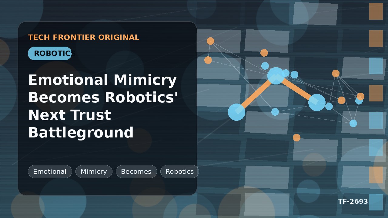 感情模倣がロボット工学の次なる信頼性競争の場に