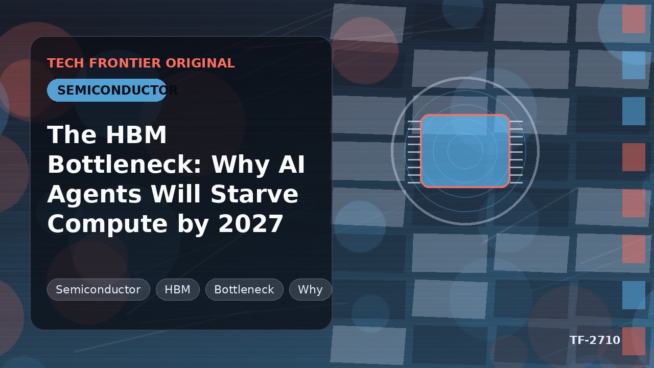 HBMボトルネック:なぜAIエージェントが2027年までにコンピュート資源を枯渇させるのか