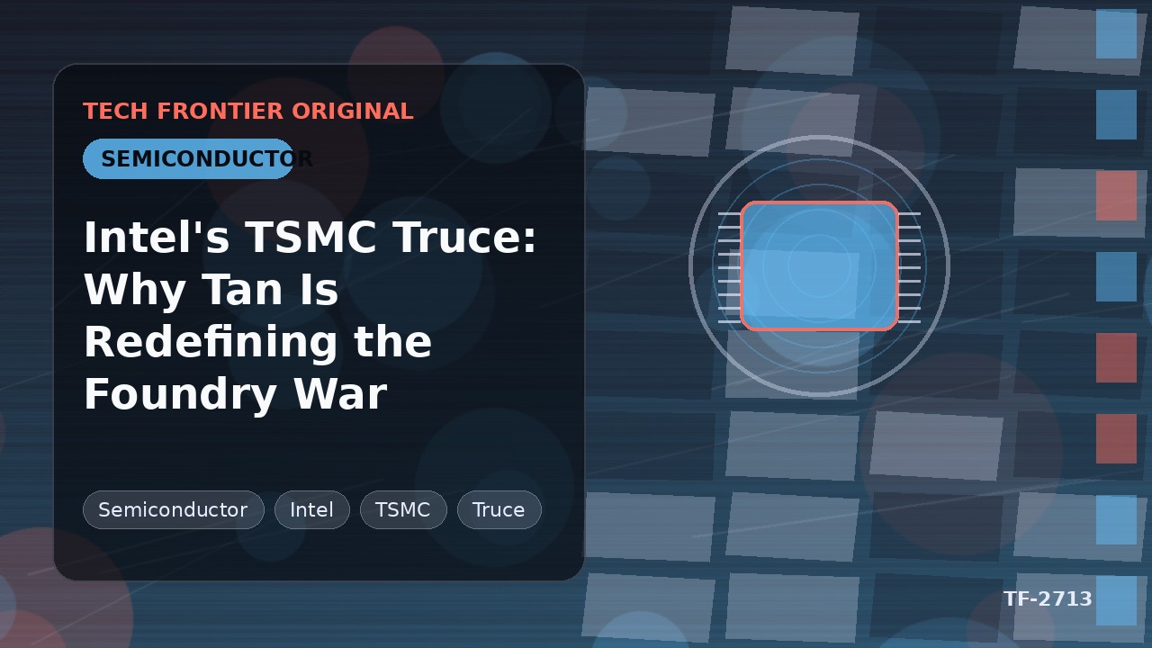 IntelのTSMC休戦:タン氏がファウンドリー戦争を再定義する理由