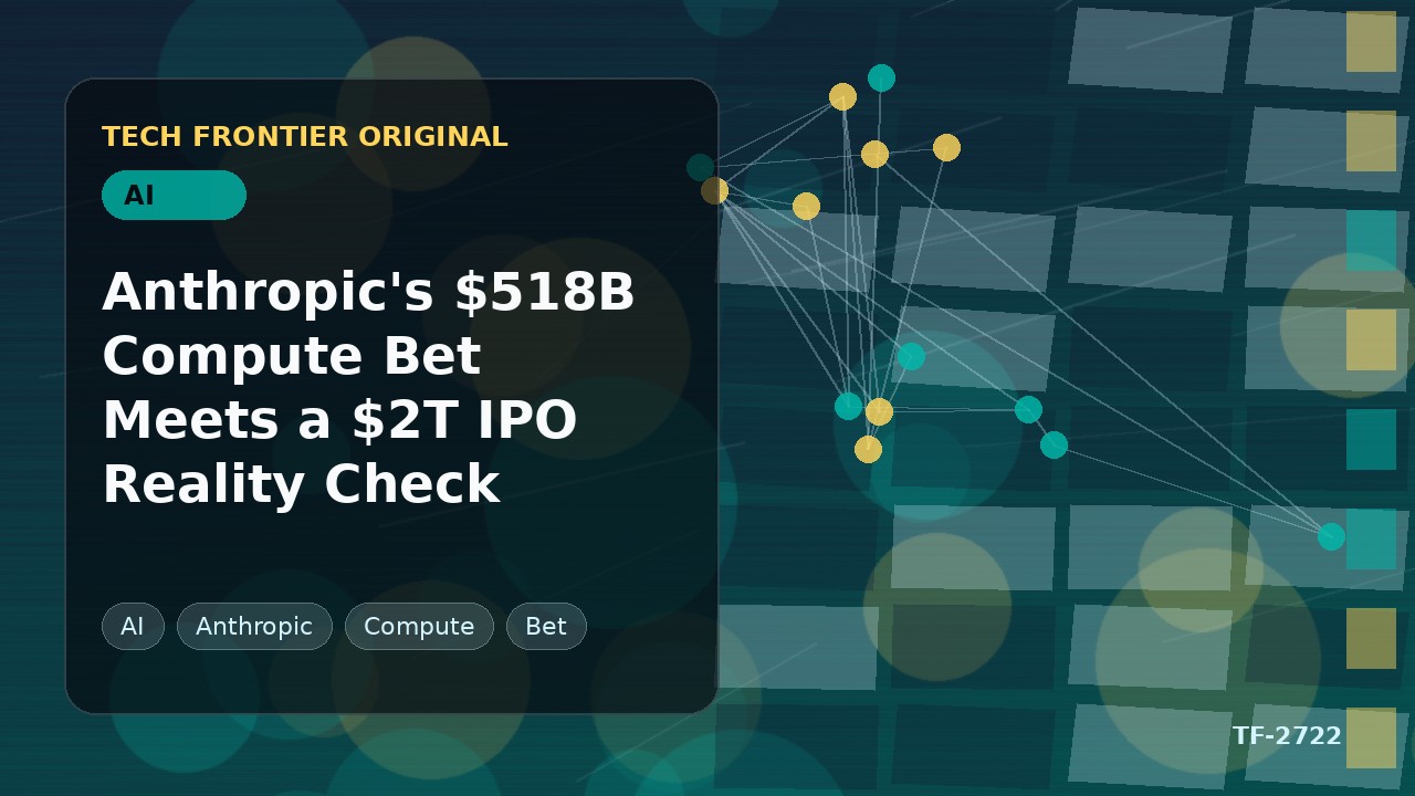 Anthropicの5180億ドル計算資源賭博、2兆ドルIPO評価の現実に直面