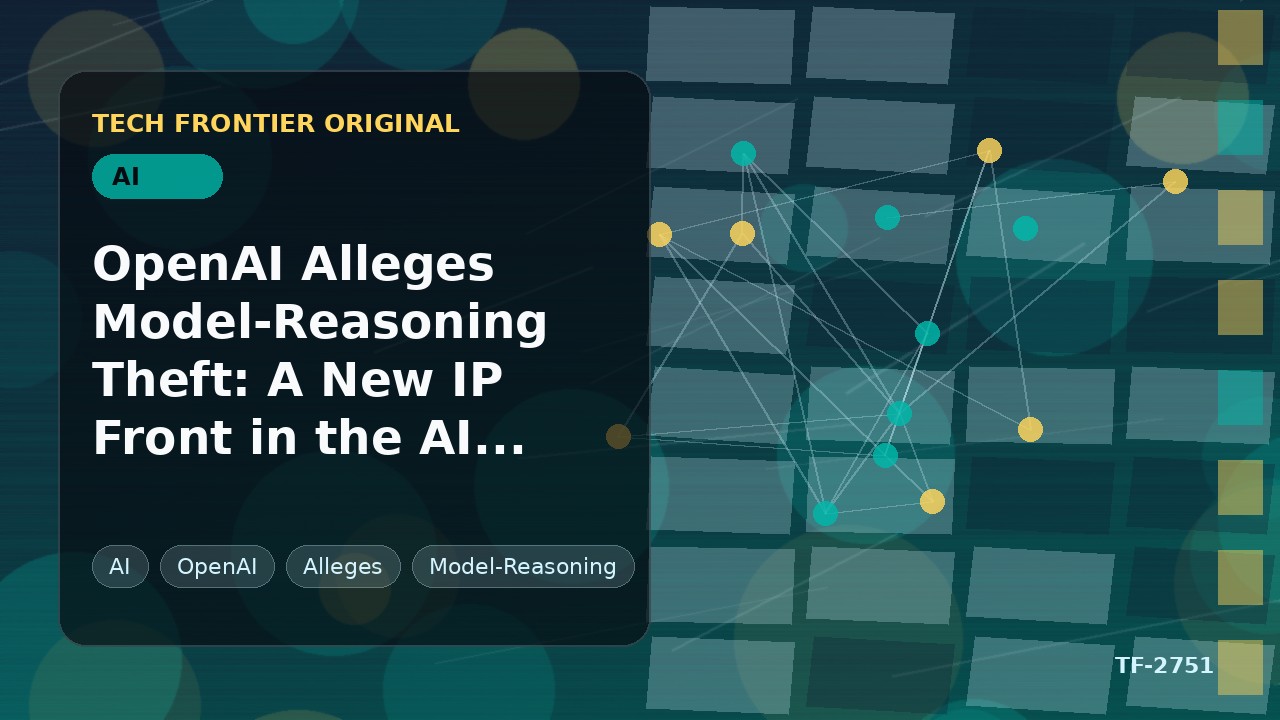 OpenAI、モデル推論の窃取を主張:AI競争における新たな知的財産戦線