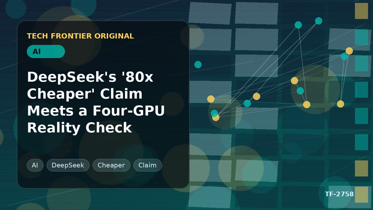 DeepSeekの「80分の1の低コスト」主張、4台のGPUによる現実検証に直面