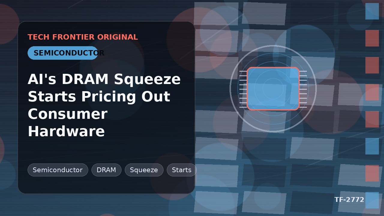 AIのDRAM需要逼迫が一般消費者向けハードウェアの価格を押し上げ