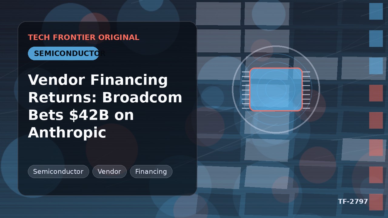 ベンダーファイナンスの復活:Broadcomが420億ドルをAnthropicに賭ける