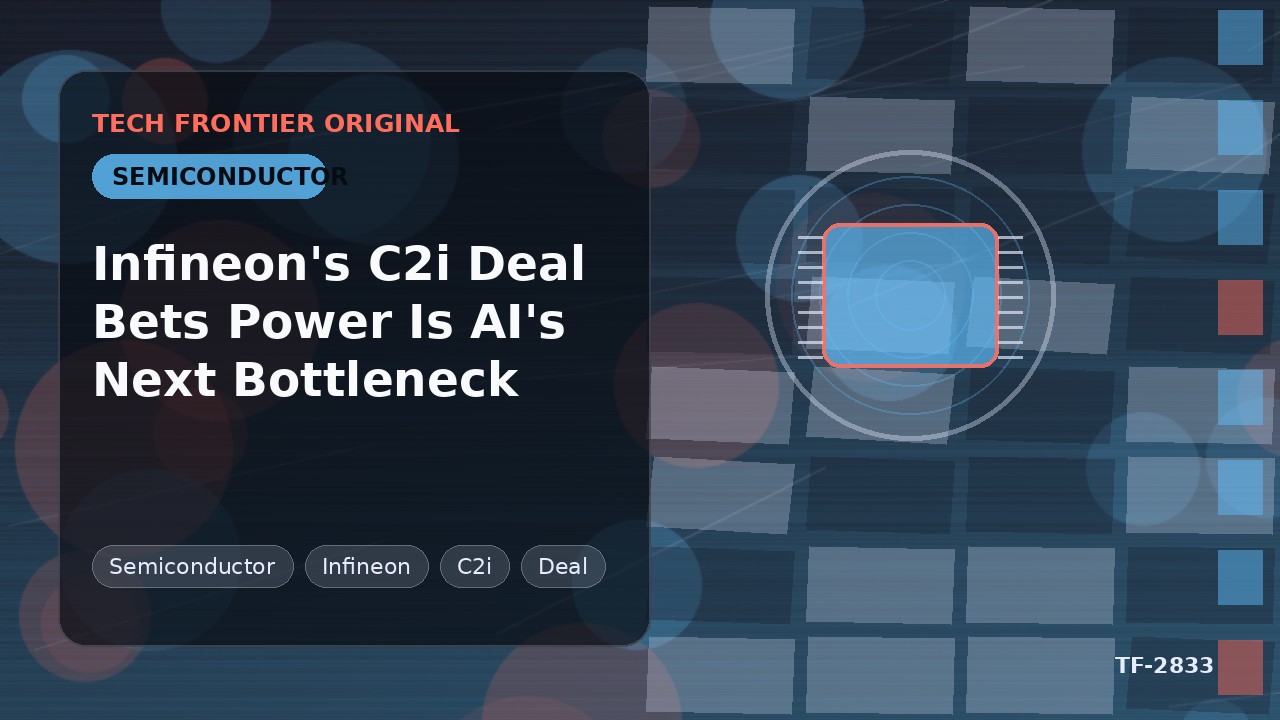 InfineonのC2i買収は、電力がAIの次のボトルネックになると賭ける