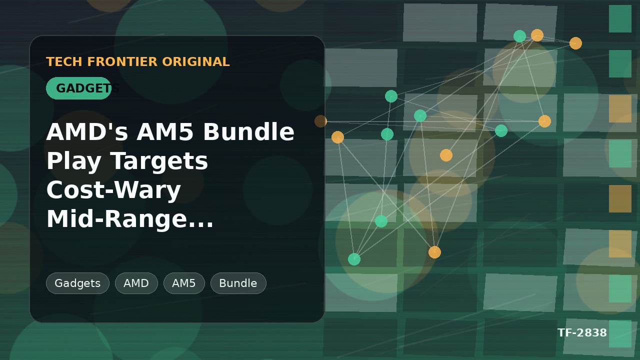 AMDのAM5バンドル戦略、コスト重視のミドルレンジ自作層を狙う